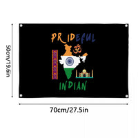 Love India Jai Hind Map Flag Room Bedroom Home&Outdoor Wall Hanging Concert Printed Background Decoration Art Banner
