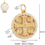 Peace Sign Feather Talisman Amulet Witch Religious Charm Pendant,MAMA Love Heart Wiccan Zircon Necklace Jewelry Findings L61