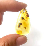 Yoowei Natural Piebald Amber 100% Genuine Unique Pendant Necklace Diy New Oval Water Drop Fashion Jewelry Original Reiki Stone