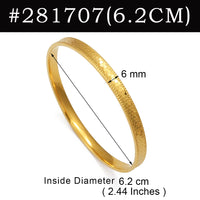 Anniyo 1Piece Bracelets for Women Girls Dubai Bangles Jewelry Arab Middle Eastern African Wedding Party Accessories #281707