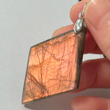 Pendant Natural Stone Irregular Shape Blue Purple Labradorite Pendant for Women Men Jewelry 1Pcs