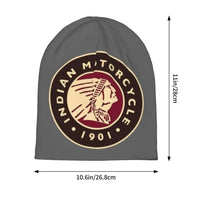 Indians Motorcycle Warm Knitted Cap Fashion Bonnet Hat Autumn Winter Outdoor Beanies Hats for Unisex Adult