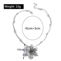Ethnic Antique Silver Color Moon Choker Necklaces for Women Boho Turquoise Necklace Girls Party Jewelry Gifts