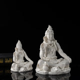 Sandstone Shiva Statue Yoga Figurine Zen Meditation Buddha Decor India Religion Feng Shui Craft  Home Decoration Accessories