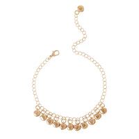 Fashionable Single-layer Minimalist Style Small Bell Pendant Alloy Ladies' Jewelry Ankle Chain