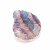 Crystal Stone Carved Spiral Pendants For Women Necklace DIY Amethyst Rose Quartz Labradorite Fluorite Agate Pendant Man Jewelry