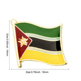 Country Flag Badge Flag Brooch National Flag Lapel Pin International Travel Pins Collections