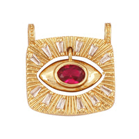 Newest Classic Amulet Turkish Blue Evil Eye Charm Pendant,18K Gold Cubic Zirconia CZ Paved,Jewelry Necklace Bracelet Supply L30
