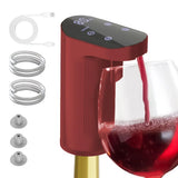 Electric Wine Decanter  Portable Mini Automatic Wine Decanter USB Rechargeable Wine Dispenser Wine Pump Wine Accessories