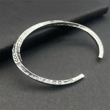 Gothic Skull Totem Sword Shaped Bracelet Unisex Fashion Personality Open Style Creative Accessory for Men And Women