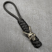 Vintage Hand-knitted Lanyard Keychain Biker helmet Pendant Paracord Rope weave Accessories Bag Hanging Handmade Car Keyring