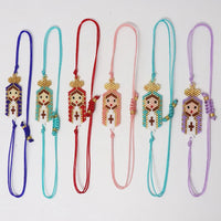 ZHONGVI Cute Religious Saint Design Bracelets for Womne Lady Colorful Miyuki Bead Europe and America Vacation Friendship Jewelry