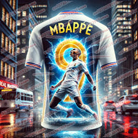 Hot Selling Mbappe Fashion Printed Men's Collection Commemorative Jersey T-shirt Daily Outdoor Breathable Quick Drying Top