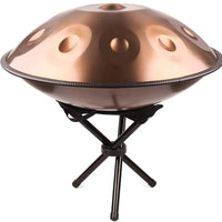 432Hz/440Hz Gold Handpan Drum with Steel Tongue for Yoga,Meditation Instrument,Beginner,Tambor Gift, 22 inch,9, 10,12,14,17notes