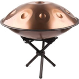 432Hz/440Hz Gold Handpan Drum with Steel Tongue for Yoga,Meditation Instrument,Beginner,Tambor Gift, 22 inch,9, 10,12,14,17notes