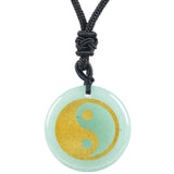 Chinese FengShui Amulet Crystal Quartz Tai Chi Yin Yang Fish Symbol Necklaces Taoist Reiki Energy Exorcism Pendants Jewelry