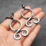 Ancient Troll Cross Amulets Men Necklaces Stainless Steel Pendant Chain Women Punk Fashion Jewelry Accessories Gifts Wholesale