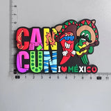 PVC Fridge Magnets Tourist Fridge Magnets for Cancun Mexico Honduras Fridge Decorations Stickers Home Decor