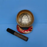 Nepal Handmade Singing Bowl Yoga Meditation Buddha Copper Chime Professional Tibetan Bowls Sound Healing Instrument Ornaments