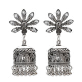 Pendientes Gypsy Ethnic Round Bells Indian Jewelry Earrings Vintage Tribe Jhumka Earrings Kolczyki Wedding Jewelry