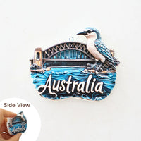 1pc, Australia Fridge Magnet, Koala Magnet, Ocean Magnet,Netherlands Windmill Tulip Four-Leaf Clover Fridge Sticker Home Decorat