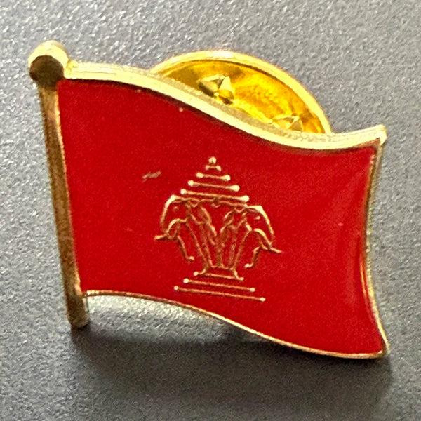 Laos Flag Badge Pin Lapel Pin Badge for Backpack