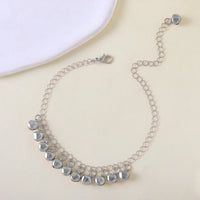 Fashionable Single-layer Minimalist Style Small Bell Pendant Alloy Ladies' Jewelry Ankle Chain