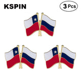 France & Pakistan Flag Lapel Pin Friendship Flag Badge Flag pin 3pcs A Lot
