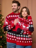 2025 New Women Men Kids Christmas Sweaters Casual Soft Jumpers Warm Thicken Matching Outfits Pullover Knitwear Xmas Family Look