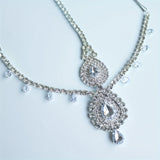 1pcs Boho Luxury Crystal Forehead Hair Chain Head Piece Hairwear Shiny Bride Wedding Hair Accessories Headband Jewelry