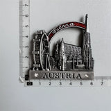 Metal Fridge Magnets Thailand Monaco Seattle Dubai Brugge Egypt Oman Austria Munchen Berlin Krakow Germany Prague Switzerland