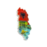 3D Albania Fridge Magnet - ‌Cute Decorative Room Decor, Strong Refrigerator Magnets