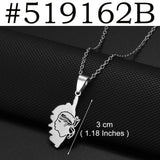 2025 New Arrivals Corsica Flag Pendant Necklaces Stainless Steel for Women Girls Sardinia Ethnic Jewelry #518762