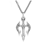 Domineering Flying Eagle Animal Pendant Necklace Men's Fashion Rap Cool Trendy Party Jewelry