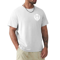 Khanda Sikh symbol Sikhism T-Shirt Short sleeve tee Aesthetic clothing blanks tee shirts for men
