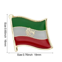 Flag Pins Country Flag Badge Flag Brooch National Flag Lapel Pin International Travel Pins Collections