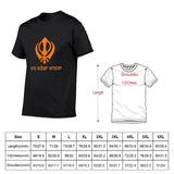 Raj Karega Khalsa T-Shirt plus size tops plain vintage clothes Short sleeve tee plain t shirts men