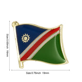 Country Flag Badge Flag Brooch National Flag Lapel Pin International Travel Pins Collections