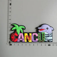 PVC Fridge Magnets Tourist Fridge Magnets for Cancun Mexico Honduras Fridge Decorations Stickers Home Decor