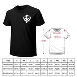 Khanda Sikh symbol Sikhism T-Shirt Short sleeve tee Aesthetic clothing blanks tee shirts for men