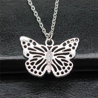Long Necklace Christmas Decorations Necklace On The Neck 43Cm Chain Accessories For Bracelets Insect Dragonfly Butterfly Bee