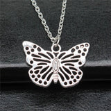Long Necklace Christmas Decorations Necklace On The Neck 43Cm Chain Accessories For Bracelets Insect Dragonfly Butterfly Bee