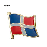 Dominican Rep Flag Badge Brooch Natinal Lapel Pins Flag Lapel Pins Country Flag Badge