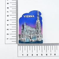 Austria Fridge Magnets Salzburg Tourist Souvenirs Fridge Stickers Home Decor Photo Wall Magnetic Stickers Wedding Gifts