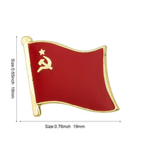 Country Flag Badge Flag Brooch National Flag Lapel Pin International Travel Pins Collections