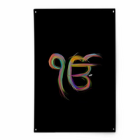 Sikh Khanda Sikhism Flag DIY Flag For Family Group Party Living Room Home Dorm Decor Wall Art Decor Banner