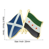 Scotland Flag Laple Pin Badge Brooch