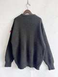 Handmade Decorative Christmas Sweaters Women Fashion Cute O Neck Long Sleeve Knitted Pullover Sweater Female Autumn Winter New