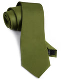 GUSLESON Quality Jacquard Woven Silk Solid Tie for Men 8cm Classic Plain Necktie Red Navy Gold Yellow Ties for Wedding Business