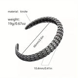 Personalized dragon scale pattern bracelet men's trendy and retro Chinese style reverse scale bracelet factory wholesale